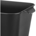 thumbnail image 4 of Whitmor 6 Pack Plastic Storage Bin, Stackable Pantry Organizer Bins, Black, 4 of 5