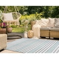 thumbnail image 5 of Transocean Malibu Faded Stripe 3'3" x 4'11" Rug With Aqua Finish MAU45823204, 5 of 7