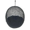 thumbnail image 6 of Swing Lounge Chair, Black Navy Blue, Modern Contemporary Urban Design, Outdoor Patio Balcony Cafe Bistro Garden Furniture Hotel Hospitality, 6 of 7