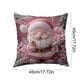 thumbnail image 3 of Fundas de Cojín Navideñas de 45 X 45 Cm (17,7 X 17,7 Pulgadas) | Tela Suave | Cremallera Oculta | Decoración para El Hogar - Material Afelpado - Color: a - 1 Unidad, 3 of 6
