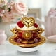 thumbnail image 1 of CaiYueKe Romantic Heart Teacup Acrylic Ornament Decorative Gift for Couples Valentine's Day Anniversary Wedding Home Decor Kitchen Desk Tabletop Decoration Love Present Souvenir Collectible, 1 of 9