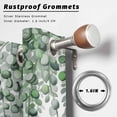 thumbnail image 2 of Outdoor Curtains for Patio Waterproof, Green Eucalyptus Leaves Outdoor Privacy Panels Grommet, Summer Botanical Weeping Watercolor Blackout Outside Curtains for Porch/Cabana 54"x84", 2 Panels, 2 of 8
