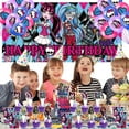 thumbnail image 6 of Monster High Birthday Cups Party Supplies Plates Fans Decorations Cake Topper Decor, 6 of 6