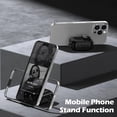 thumbnail image 3 of Getino Compatible with Apple AirPods 5 & AirPods 4 & AirPods Pro 3 Case Cover with Phone Stand, Magnetic Lock & Cleaning Kit, 3 of 8