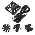 thumbnail image 5 of USB Ecological Rainforest Landscape Tank Exhaust Fan Adjustable Timing Exhaust Fan Black (Can Connected Timer), 5 of 5