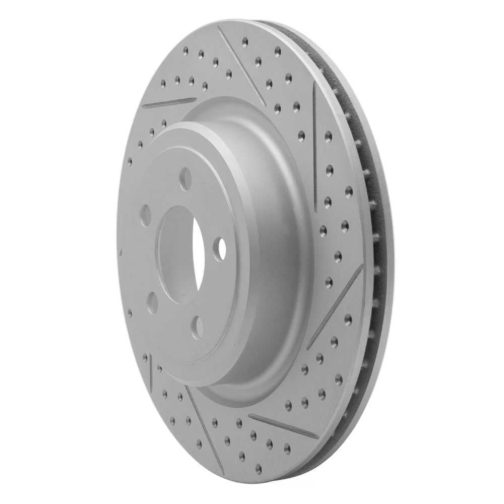 Dynamic Friction Company 830-39021R DFC Geoperformance Rotor - Drilled and Slotted