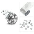 thumbnail image 3 of Mirror Mosaic Tiles, Silver Mirror Stickers For Craft Disco Balls Vases Mugs, Home Decorations, Decorative Craft Diy Accessory With Smooth Edges, Easy To Apply, Indoor Outdoor, 3 of 6