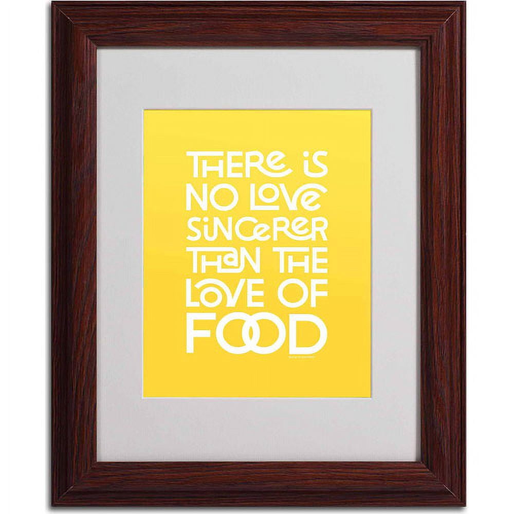 Trademark Fine Art "Sincere Love of Food V" Canvas Art by Megan Romo, Wood Frame
