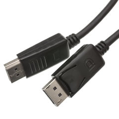 DisplayPort 1.2 Video Cable, DisplayPort Male, 10 foot