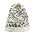 thumbnail image 3 of Hey Dude Ladies Misty Woven Cheetah Grey Shoes 140013091, 3 of 6