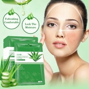 Mooyam 10 Pack Face Masks Skincare Sheet Mask Aloe Vera Sheets Mask, Hydrating Face Masks Soothing Facial Mask for All SkinTypes Sun Care, Facial Masks for Women Skin Care Sheet Masks for Face