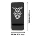thumbnail image 2 of Stainless Steel Viking Warrior Champion Classic Slim Money Clip Credit Card Holder, 2 of 2