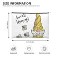 thumbnail image 3 of Cauagu Gnome Sweet Honey for Tyvek Makeup Bag,Reusable Travel Cosmetic Bag Women Organizer Toiletry Bag Birthday,Gifts for Women Girlfriend Mom Teacher 6.5’’*8.9’’, 3 of 7