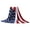 American flag, variant on Patriotic US British Print Throw Blanket Soft Microfiber Blankets for Couch Bed Sofa