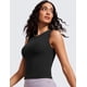 thumbnail image 3 of Remera CRZ YOGA sin mangas de cuello alto acanalada negra Talle S, 3 of 5