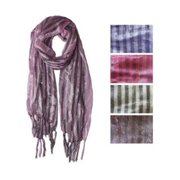 Assorted Stripe Fashion Shinning Scarf for Women - Case of 240