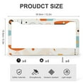 thumbnail image 3 of License Plate Frames Mid-Century Modern License Plate Cover License Plate Novelty License Plate Frame 2 Pack Vintage Abstract Metal License Plate Frame for Women Men US Vehicles Standard, 3 of 6