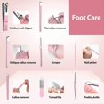 thumbnail image 5 of 26 In 1 Manicure Set Professional Nail Clipper Set Stainless Steel Manicure Kit Nail Care Kit Pedicure Kit - Pink A26pcs-pink -, 5 of 5