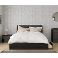 thumbnail image 1 of Nexera 3-Piece Bedroom Set With Bed Frame, Headboard & Nightstand In Queen|Black & Ebony, 1 of 7