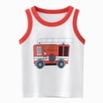 thumbnail image 2 of NIEWTR Toddler Summer Clothes Boys Tank Tops Cotton Basic Undershirts Summer Athletic Sleeveless Shirts for Kids Spring Summer Basics(A-White,4-5 Years), 2 of 3