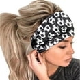 thumbnail image 1 of APEXFWDT Wide Headbands for Women Turban Headband Boho Hairband Hair Twisted Knot Accessories Stylish Head Wraps Sport Hairbands, 1 of 4
