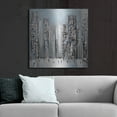 thumbnail image 5 of Luxe Metal Art 'Modern Life' by Ekaterina Ermilkina, Metal Wall Art, 36"x36", 5 of 8