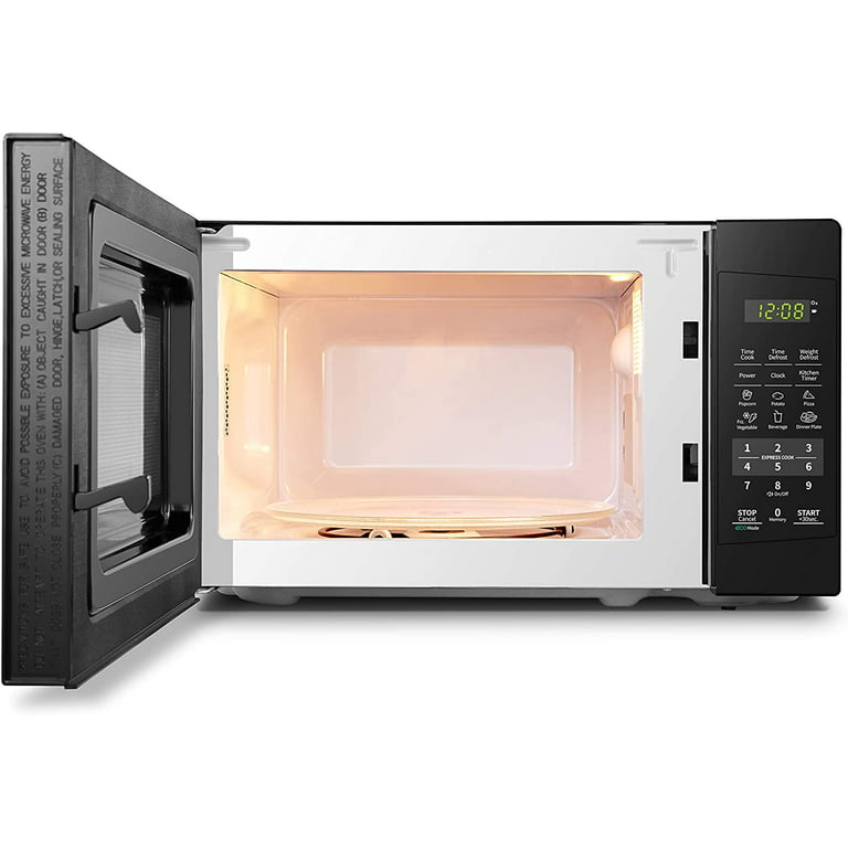 COMFEE' Retro Small Microwave Oven With Compact Size, 9 Preset