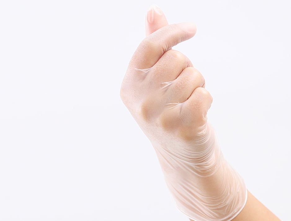 EDI Disposable Small Vinyl Gloves  - Powder-Free, Latex-Free 1000