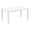 White, variant on Compamia Ares Resin Rectangle Dining Table Black 55 inch