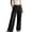 Black, variant on Women's Lightweight Loose Palazzo Pants High Rise Front Patch Pockets Loose Wide Leg Trousers Dress Pants for Daily Casual office Wear Pink