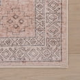 thumbnail image 4 of nuLOOM Frisselle Medallion Washable Area Rug, 8' 6" x 11' 6", Peach, 4 of 9