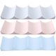thumbnail image 1 of 3Piezas Estantes Organizadores para Botellas de Vino y Bebidas Soporte de Almacenamiento para Refrigerador Rack de Exhibición de Botellas y Latas Color Lechoso Azul y Rosa, 1 of 4