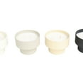 thumbnail image 4 of CosmoLiving by Cosmopolitan 4 Holder Multi Colored Metal Egyptian Mint, Mediterranean Fig, Sauvignon Blanc, and Vanilla Marshmallow Scented Matte 15 oz 2 Wick Candle with White Wax, (Set of 4), 4 of 7