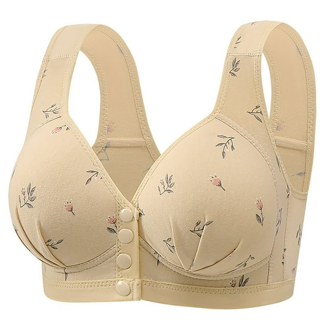 Front Bra For Women Large Size No Ring Gathering Anti Sagging Fixed Cup Vest Style Bra Cover