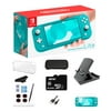 Nintendo Switch Console Lite Console, Turquoise Game Console, 5.5” LCD Touch 1280x720 Screen, 32GB Internal Storage with Extra 128GB External SD Storage 11-in-1 Game Console