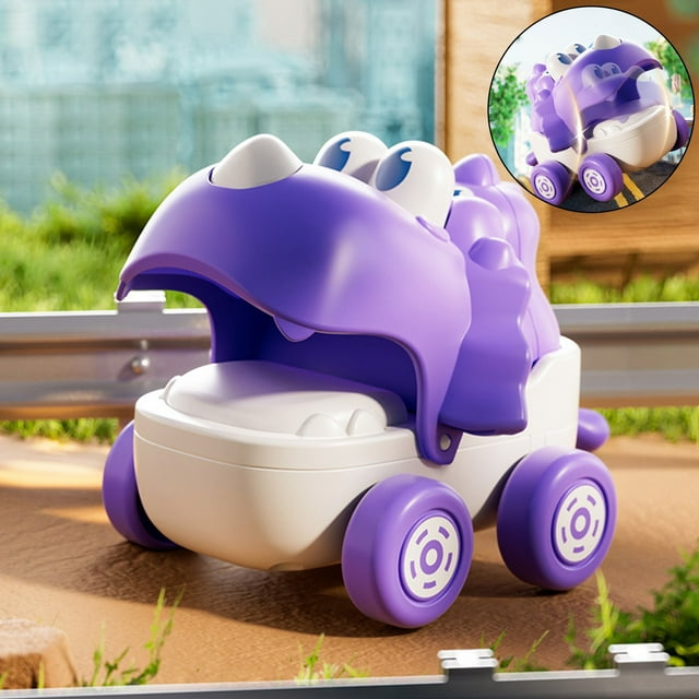 ZZkhGO Pull String Toy, Dinosaur Pull Back Car, Mini Figure Vehicle for Toddlers Kids Play