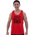 thumbnail image 5 of Father's Day World's Greatest Dad Tank Top Sleeveless Tee Men Brisco Brands S, 5 of 6