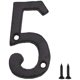 thumbnail image 1 of CARBONLIKE Números y letras de casa de hierro fundido 3 pulgadas XianweiShao, 1 of 1