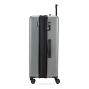 SWISSGEAR Stride Hardside Large Checked Spinner, Charcoal Gray