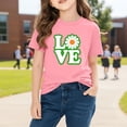 thumbnail image 5 of Xdegoge Kids Girls Daisy Love T-Shirt, Playful Flower-Inspired Graphic Tee for Toddlers and Teens, Lightweight Cotton for Comfort 3-10Y, 5 of 9