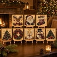 thumbnail image 4 of Christmas Pearl Art Diamond Painting Kit with Inner Frame for Adults & Beginners, 3D Holiday Gem Art Mosaic Craft, DIY Festive Home Wall Decor & Christmas Gift，Classic Santa Claus, 4 of 7
