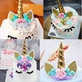 thumbnail image 2 of Adorno para tarta de unicornio, suministros para fiestas de cumpleaños de unicornio, decoraciones de cumpleaños de unicornio para niñas, decoración para tarta de unicornio, kit de adorno, 2 of 5
