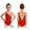 Red, variant on Rhythmic Gymnastics Leotard for Girls Sleeveless Rhinestones Color Block Dance Bodysuit for Performance Blue Green 6