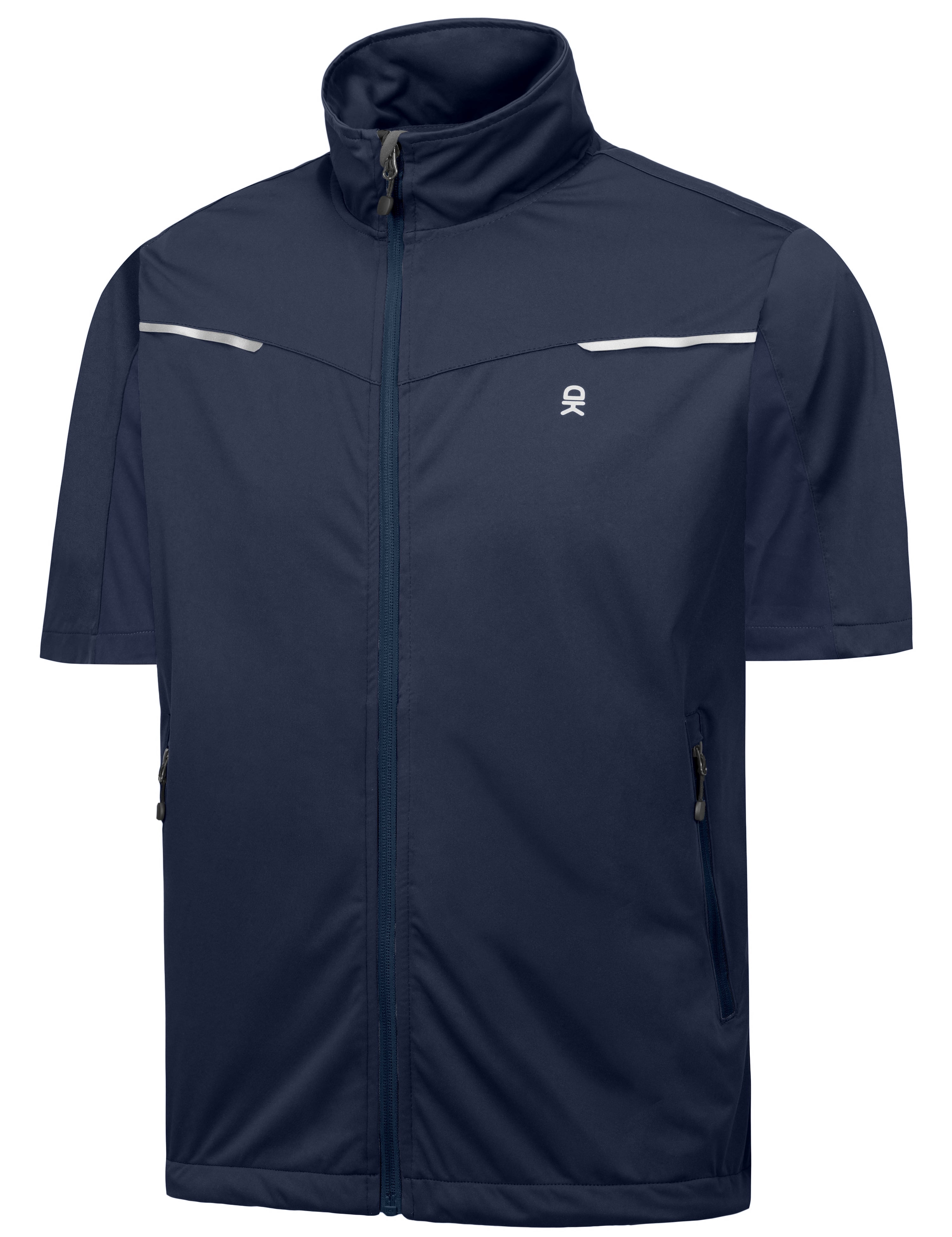 Little Donkey Andy Men's Lightweight Softshell Vests Short Sleeve Jackets for Golfing Hiking Running Size L