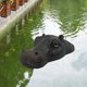 thumbnail image 3 of Flotador creativo de cabeza de hipopótamo, flotador de piscina de cabeza de hipopótamo falsa realista boca cerrada, 3 of 8