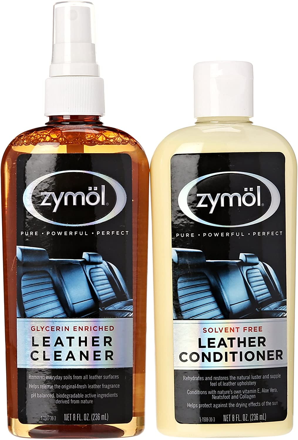Zymol Z507 Leather Cleaner and Z509 Leather Conditioner (8 Ounce Each