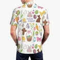 thumbnail image 3 of Balery Happy Easter1 Printed Men’s Short Sleeve Polo Shirt, Midweight Men's Shirt,Golf Polo shirts -3X-Large, 3 of 8