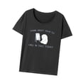 thumbnail image 2 of Camiseta estampada para mujer, cuello redondo, suave y cómoda, de manga corta, para pesca, calle, hogar y viajes, para verano y primavera. M, 2 of 9