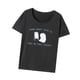 thumbnail image 2 of Camiseta estampada para mujer, cuello redondo, suave y cómoda, de manga corta, para pesca, calle, hogar y viajes, para verano y primavera. M, 2 of 9
