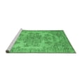 thumbnail image 2 of Ahgly Company Machine Washable Indoor Rectangle Persian Emerald Green Traditional Area Rugs, 5' x 7', 2 of 4